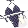 Costumi da bagno da donna Costumi da bagno Designer Bikini G Catena Sexy bikini da spiaggia Costume da bagno Lettera stampata Estate Costume da bagno diviso Bikini con spalline per Wom