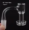 Pełna spoina fazowana krawędź Terp Slurper Blender palenie 14mm kwarcowy Banger 4 style paznokci do dab rig szklane bonga