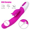 7 Modes Tong Dubbele Vibrators Orale sexy AV Stick Vrouw Masturbatie G Spot Vagina Massager Verwarming Dildo Vibrator Speelgoed