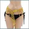 Belly Chains Egypt Indian Summer Beach Sexy Gold Tassel Dance Pas Pas Pas Paspleds Chain Thailand Gypsy Bdesybag Dhyba