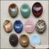 Konst och hantverk Arts Gifts Home Garden Healing Reiki Natural Thumb Stone Beads Gift Collection Decor Wholesale Je Dhrwx