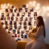 سلاسل 126LELLES LOVE LED LED Startain Light String Fairy Garland Bedroom Bedroom Home Holiday Flights Decorative Lights Eu Slistled