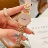Mujer de moda de alta calidad Relojes helados Case Shinny Diamond Rose Gold Lady Watch 30 mm de acero inoxidable INCREÍBLE ORIGINAL DRE5527274