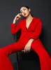 Women's Tracksuits Studio Camera Clothing Ladies Fashion Slim Models Po Stage Bar DJ Performances Suit Two Pieces / SetWomen's