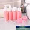 Flaskmakeup Tryck på Spray Flaskor Plastpaket Kosmetikflaskor Set Refillable Travel Tools Kit för resor