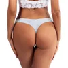 3pcs/lot Panties for Women Sexy Thong Underwear T-Back Briefs Seamless Lingerie Female Fashion Cotton Tanga G-string Breathable 220422
