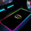 Mouse Pads & Wrist Rests Mousepad RGB 900x400 LED Gamer Pad Alienware Rubber Extended Keyboard Mat Computer Accessories Gaming Cus274g