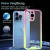 Dégradé Double Couleurs Acrylique Transparent TPU PC Antichoc Téléphone Cas pour iPhone 14 13 12 Mini 11 Pro Max XR XS 6 7 8 Plus Samsung Note20 S20 S21 S22 Ultra A53 A22 A32 A33 A52 S21FE