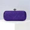 Women Bags Artificial Silk Woven Crossbody Clutch Evening Bag Small Purse Business Party Banquet Dress Handbag Shoulder Bag Gift 220621