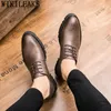 Chaussures habillées Italien Crocodile Hommes Formelle Coiffeur Bureau Élégant Marque Classique Oxford Sepatu Slip On Pria Ayakkabi