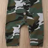 Mode coole jongen jumpsuits 024M UK voorraad pasgeboren kinderen baby jongen meisje camouflage romper jumpsuit outfit kleding G2205211829621