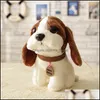記念品シミュレーション犬のぬいぐるみおもちゃ人形ぼろきれ巻き毛テディハスキーゴールデンMxhome dhmv4