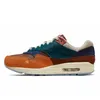 Nike Air Max 1 Airmax 1 87 Running Shoes Designer Tennis Shoe Travis Scott x Fragment Somos Familia Patta Wave Kasina Won Ang Sean Wotherspoon Sneakers Trainers Big Size 13