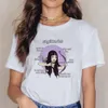 T-Shirt Kadın Takımyıldızları Başak Moda İlkbahar Yaz Tee Gömlek Estetik Grafik Ropa Mujer Yuvarlak Boyun T-Shirt