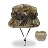 Berets Multicam Tactical Fisherman Hats Outdoor Foldble Sniper Camouflage Fishing Cap UV Sunscreen Panama Military Bucket Hatberets Beretsb