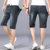 Mäns jeans Herrmode Herrmärke Denim Shorts 2022 Summer Casual Loose Five-Point Classic Stretch Pants Thin Man