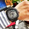 Klockor Mens Titta på 47 mm automatisk mekanisk armbandsur läderband Sapphire Waterproof Men armbandsur Business Watches Sport