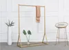 Golden clothing rack Iron floor hanger Bedroom Furniture children's cloth shop display racks women's bag show shelf by sea GCB1519