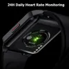 Ny H60 Pro Smart Watch Support hjärtfrekvens Blod Syre Sleep Tracking Body Temperaturövervakning Smartur för Man Woman