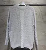 Europe Knit Sweater Autumn Winter Women High quality Long Sleeves Fashion Pearl Pullover