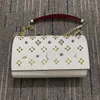 Evning Väskor för RedBottoms varumärken Fashion Handväskor Högkvalitativ äkta lädernitkedja Crossbody Women Luxurys axelväska2354