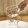 Bevande tazze da caffè creativo in vetro coppia coppia tazza di acqua per occhio solare bevande per la colazione delle tazze mlik