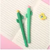 Gel-Ink stylo dessin animé cactus silicone mignon avec LOGO personnalisé papeterie cadeau de promotion des ventes