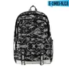 Sac à dos Kawaii jeunes sacs d'école unisexe Camouflage motif sac de voyage impression 3D Oxford étanche cahier à la mode épaule sacs à dosBackp