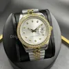 WACKSC - 41mm 36mm Automatisk mekanisk mens Watch Bezel Rostfritt stål Kvinnor Diamond 31mm 28mm Lady Watch Waterproof Luminous Classic Designer Armtur 001