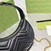 Kvinnor Designer Bag Fashion Bags Handväskor Luxur Half Moon Shoulder Bags Leather Arm Pit Tote Crossbody
