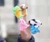 Finger Puppets Animals Unisex zabawka urocza kreskówka Pchane zwierzęta dziecięce zabawki 10pcs/partie SDSSA