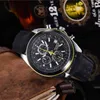 Chronograph Superclone Watch zegarki na rękę na rękę luksusowy projektant na rękę na zewnątrz wodoodporne skórzane zegar męski zegarek modowy