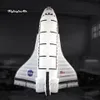 Modelo de espacada de transporte espacial inflável personalizado 3M Balão de aeronaves de aeronaves para exposição aeroespacial para exposição aeroespacial