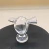 Ny 2 "Mini Glass Bongs Hookah Blunt Bubbler Rökning Bubbla Små Vattenrör Hand Rörskål