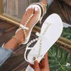女性サンダルシューズ女性のための快適な靴を覗くつらい柔らかい女性のサンダル軽量プラスサイズの靴女性靴J220527