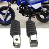 Ropa de motocicleta Caucho 2 piezas Confiables Reemplazo de pedal de descanso ultraligero YP546 Motorización universal a prueba de óxido