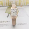 0827 Women's Women's Quartz Watches Rose Mesh Mesh Ribbon Stone Padrão de Mesh Mesh Senhoras Bracelet Watch Watch