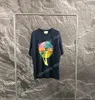 22SS män kvinnor designers t skjortor tee coconut träd hawaii tryck kort hylsa besättning nacke streetwear svart vit xinxinbuy s-xl