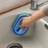 Cucina Bagno Toilette Pulizia spugna magica Pulizia delle pareti di vetro Spazzola da bagno Manico Spugne Finestra in ceramica Spazzola pulita