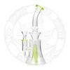 8,5 pouces dab rig recycleur Bong en verre Narguilé Fumer Pipe à eau Tabac Shisha Cool Bongs Pipe à fumée Plates-formes pétrolières 14,4 mm Bols tuyaux