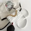 حقائب HBP حزمة حقائب بسيطة أزياء صغيرة مربع حقيبة خواتم حلقة سلسلة حقيبة يد عالية الألياف حقائب الكتف