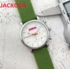 Todos los diales Trabajo para hombre cronómetro automático relojes Moda de lujo Negro Rojo Verde Caucho Relojes Importado Movimiento de cuarzo de Japón Tendencia Regalo favorito Reloj de pulsera