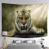 China nordeste de tigre de parede de parede de parede animal leopardo leopardo boêmio Hippie Living Room Decor J220804