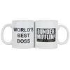Dunder Mifflin Os Melhores Copas de Coffeas e Canecas do Escritório de Boss 11 oz Cerâmica Funny Ceramic/Milk/Cocoa Gream de escritório exclusivo 210409