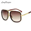 نظارات شمسية LongKeeper كبيرة الحجم للرجال والنساء نظارات شمسية مربعة للرجال Gafas De Sol أنثى