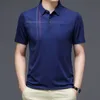 Kort ärm Mens Polo Tee Shirt Men Casual Summer Business Men's Clothing S Fashion Slim Fit 220504