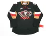 Seltenes, genähtes, maßgeschneidertes Calgary Hitmen WHL Black CCM Hockey-Trikot, mit beliebigem Namen und Nummer, für Herren, Jugend, Damen, XS5XL3822991
