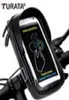 Turata Telefonhållare Universal Bike Mobile Support Stand Waterproof Bag för iPhone X 8 Plus S8 V20 GPS Cykelmoto Startabar Bag C4506262