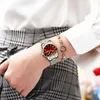 Wristwatches Steel Band Ladies Watch Dual Calendar Waterproof Luminous Women's Second Class E-commerce Fashion Quartz WatchWristwatches