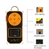 Gasanalysatorer i 1 Multi Detector Alarm With Ex H2S CO O2 4 Methods Store 500 Data RecordsGas